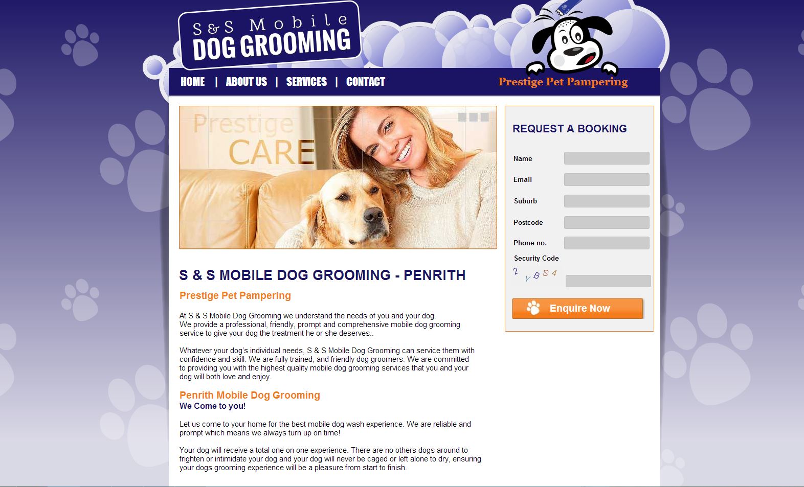 pet grooming websites