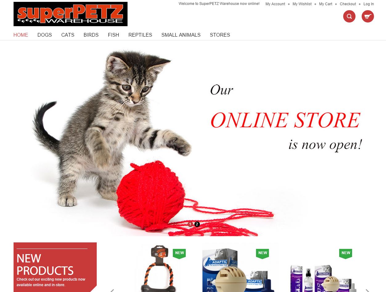 Online Pet Store  Design solutions Netpresence Australia